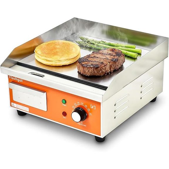 15.3 Nonstick Stainless Steel Electric Griddle