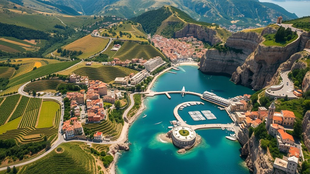 north mountains south coast