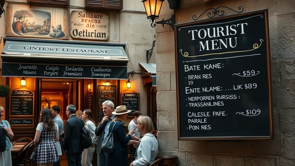 observe local restaurant cues