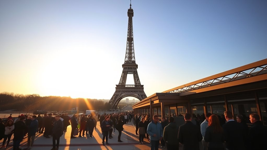 optimal time for eiffel visits