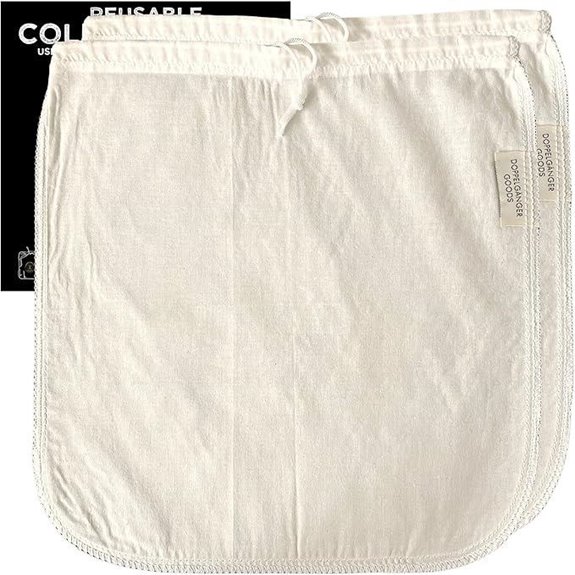 Organic Cotton Cold Brew Coffee Bags (2-Pack)