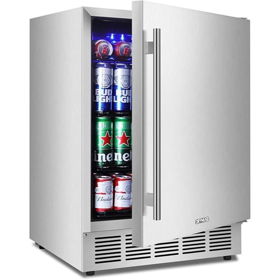 24 Outdoor Beverage Cooler - 180 Can Capacity