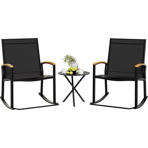 Shintenchi 3-Piece Outdoor Bistro Set with Table