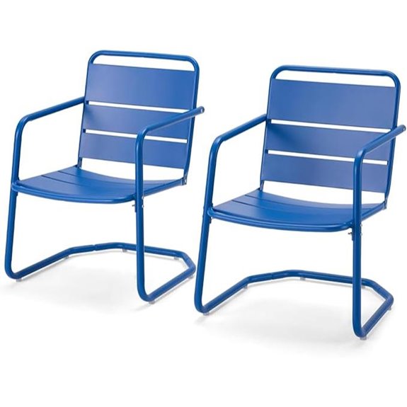 MELLCOM 2-Piece Patio Chair Set for Outdoors