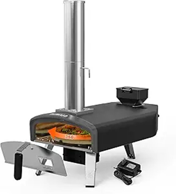 Mimiuo 12 Outdoor Wood Pellet Pizza Oven