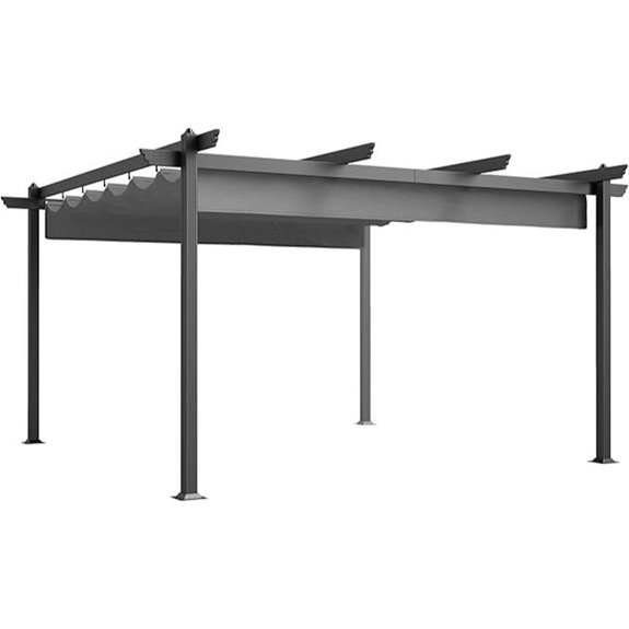Outsunny 13'x13' Retractable Pergola Canopy