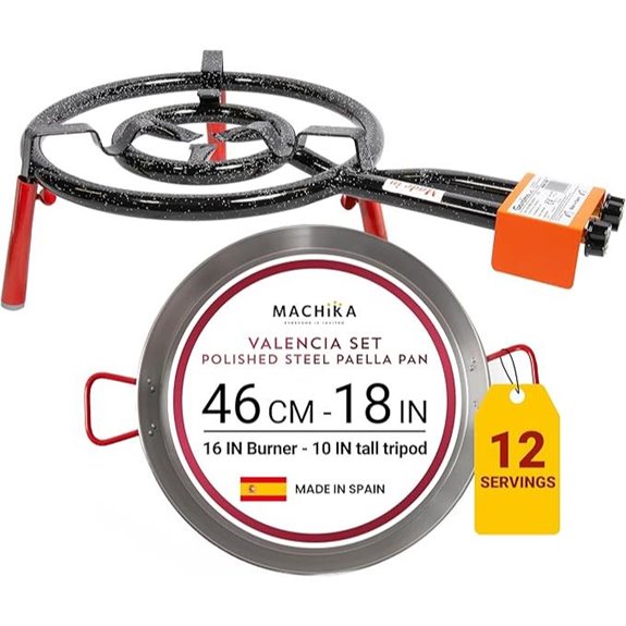 Machika Valencia Paella Kit with Burner and Pan