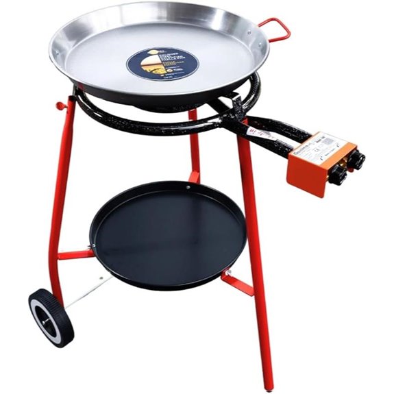 Andreu Paella Pan Set with Burner and Stand