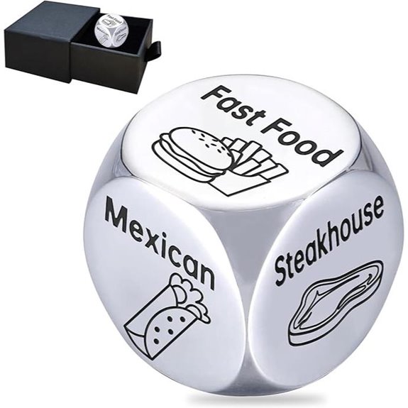 Father's Day Food Dice Gift for Him or Her
