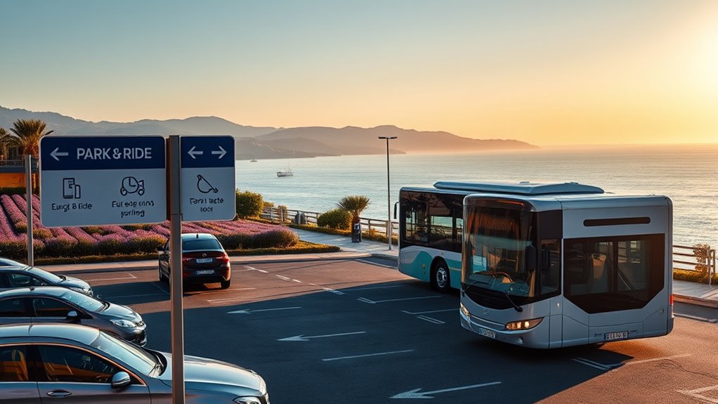 park and ride saves time money