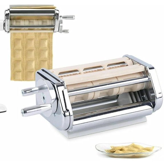 Ravioli Maker & Pasta Roller for KitchenAid Mixer