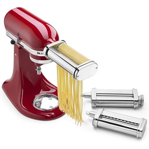 KitchenAid Stand Mixer Attachment KSMPRA 3-Piece Pasta Roller & Cutter Set