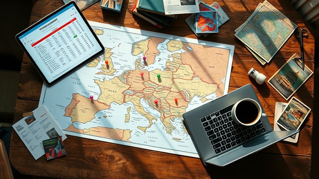 plan multi country trip durations