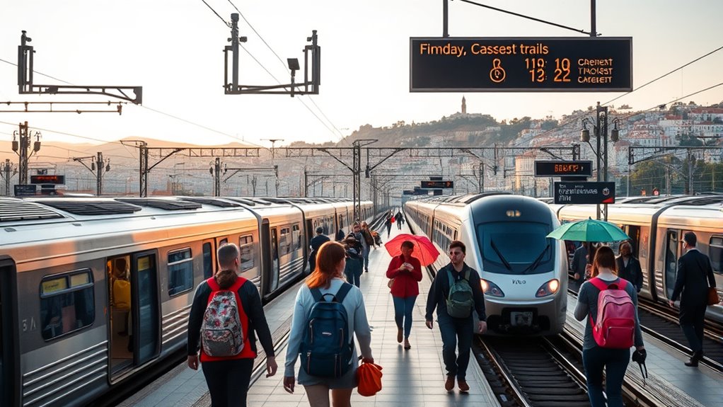 plan train travel efficiently