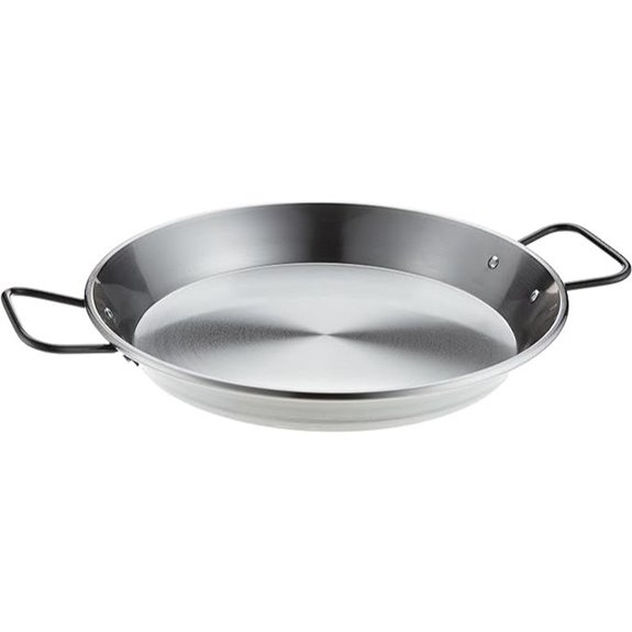 Garcima 30cm Polished Steel Paella Pan