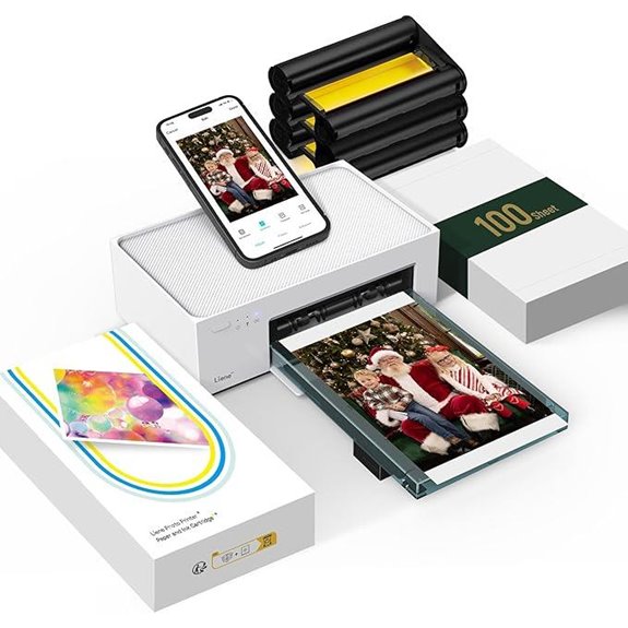 Liene M100 4x6 Portable Photo Printer (100 Sheets)