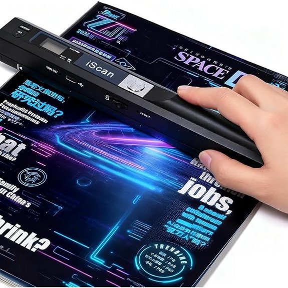 Portable A4 Scanner with 16GB Memory