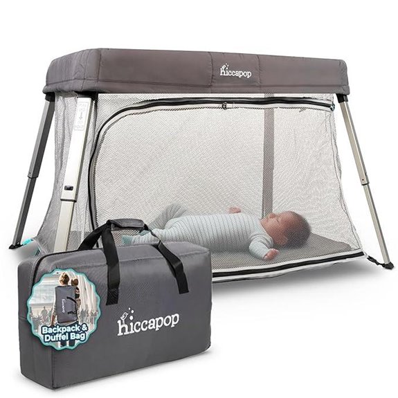 Hiccapop TravelPod Portable Baby Travel Crib