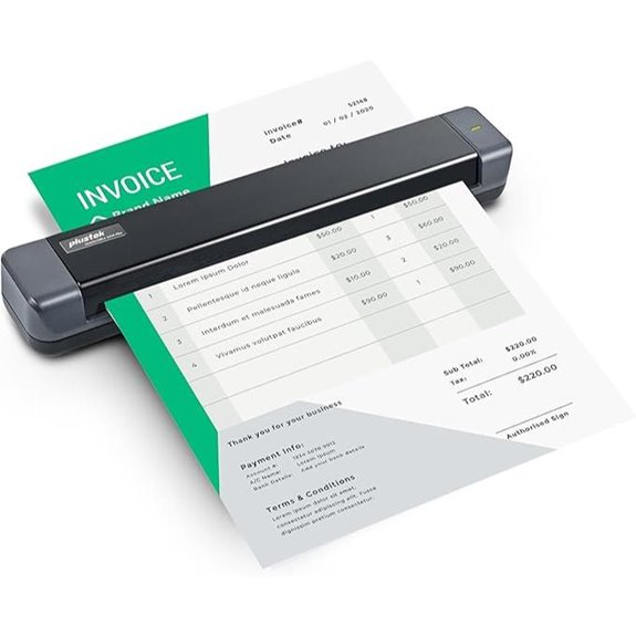 Plustek Mobile Scanner S410 Plus Portable Document Scanner