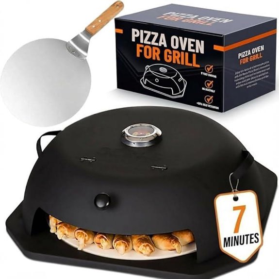 HeatGuard Pro Pizza Oven for Grill and Camping