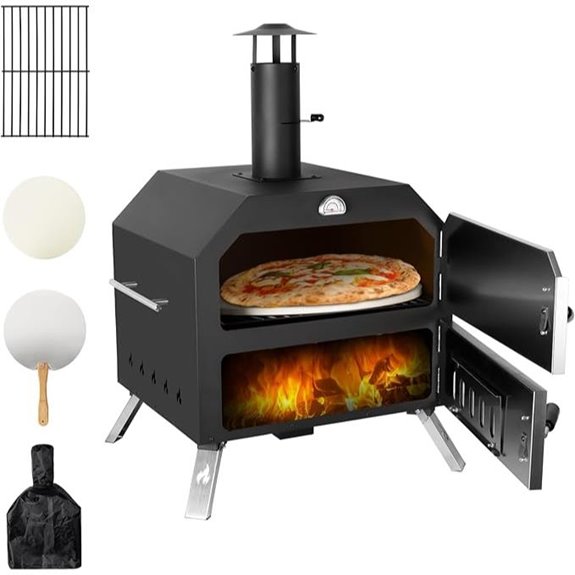 15 Portable Wood-Fired Outdoor Pizza Oven