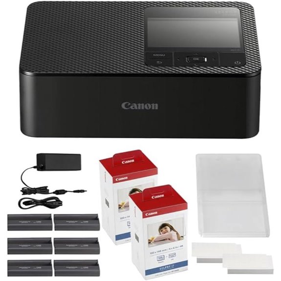Canon SELPHY CP1500 Photo Printer with Ink & Paper