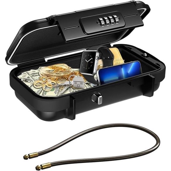 AMIR Portable Safe Box with Combination Lock