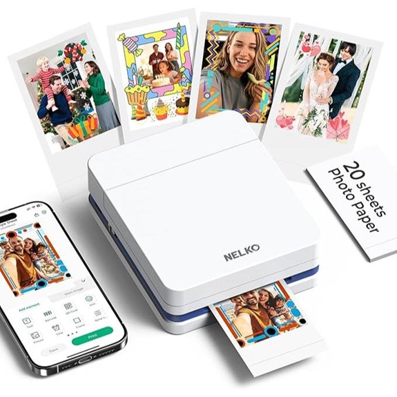 Nelko Portable Color Photo Printer for Smartphones