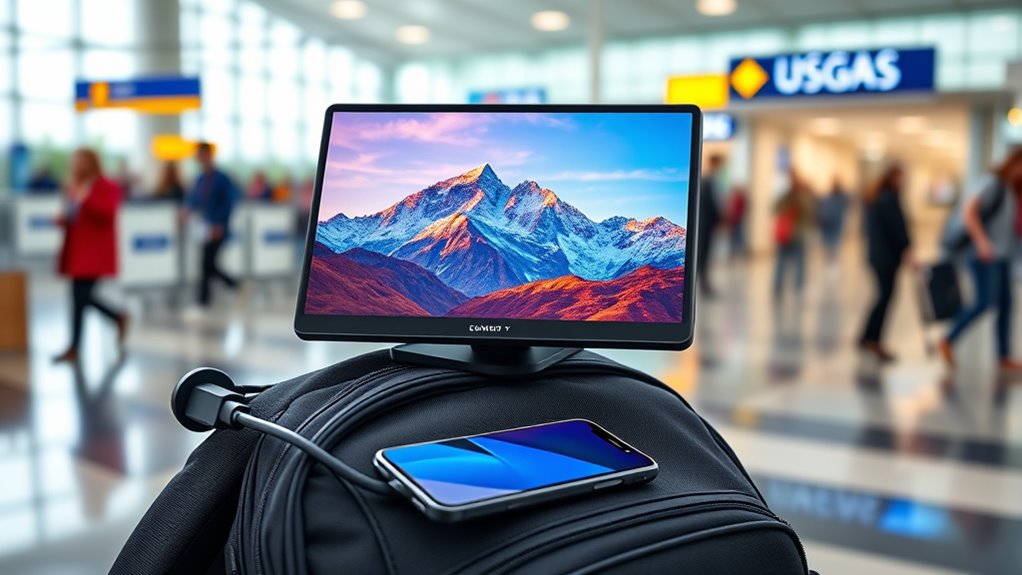 portable travel monitor considerations