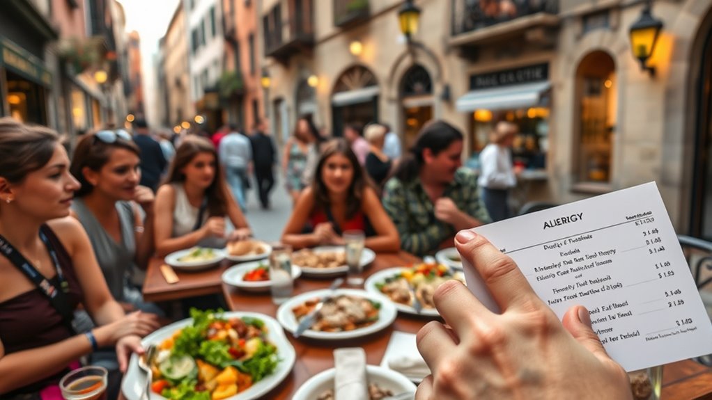 post travel allergy documentation