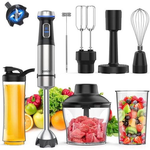 Ganiza 8-in-1 1000W Hand Blender Set