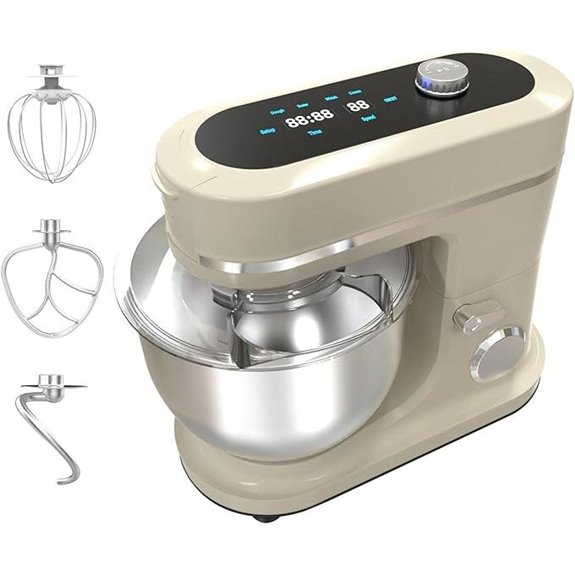 900W 8 QT Stand Mixer with Accessories