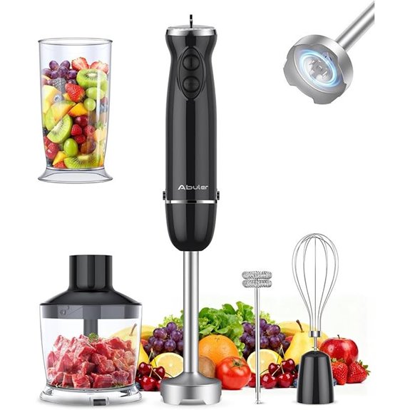 Immersion Hand Blender 5-in-1 1000W BPA-Free
