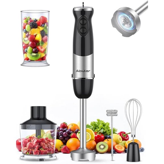 Immersion Hand Blender 5-in-1 1000W BPA-Free