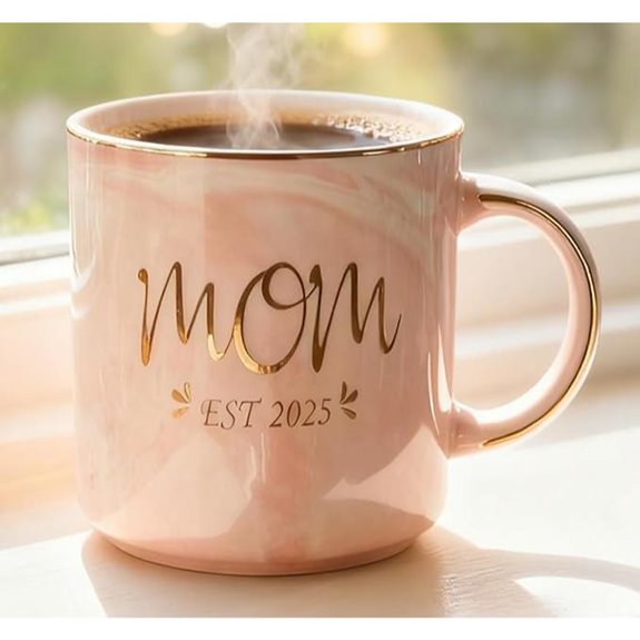 Mecai New Mom Gifts Pregnancy Announcement Coffee Mug