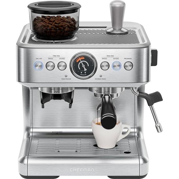 Chefman Crema Supreme 15-Bar Espresso Machine
