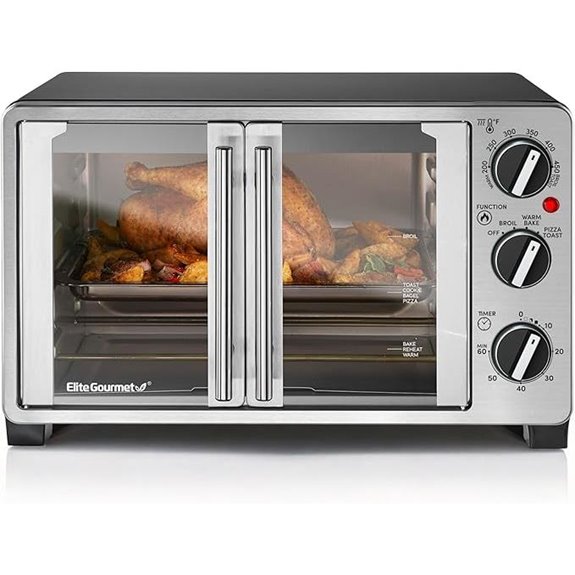 premium double door toaster