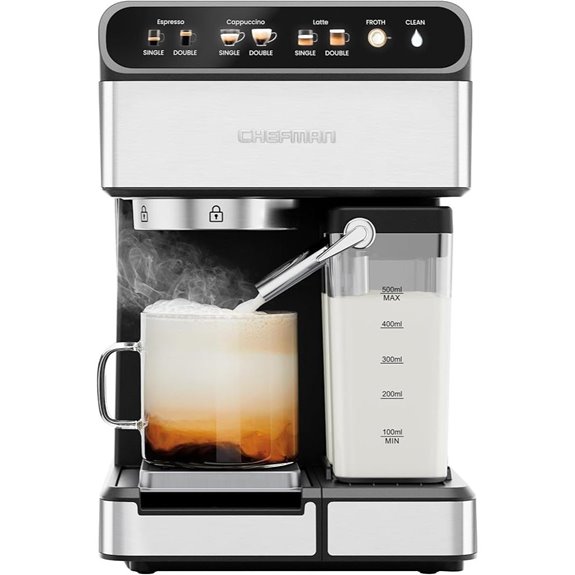 Chefman CaféMaster Pro Espresso Machine with Frother