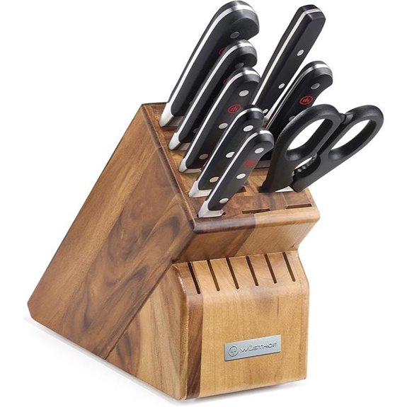 WÜSTHOF Classic 9-Piece Knife Block Set