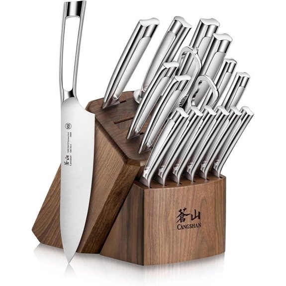 Cangshan N1 Series 17-Piece German Steel Knife Set