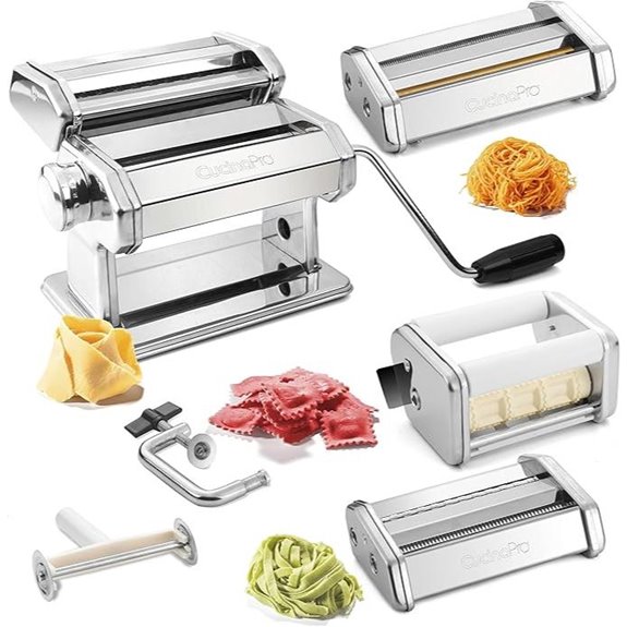 Pasta Maker Deluxe Holiday Set with Attachments