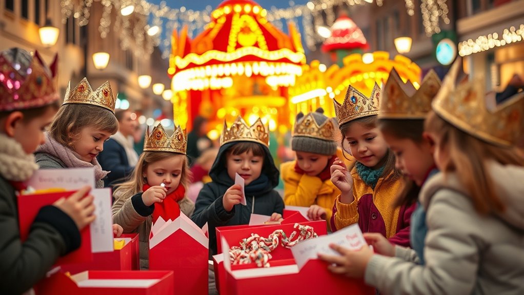 preparing shoes and decorations