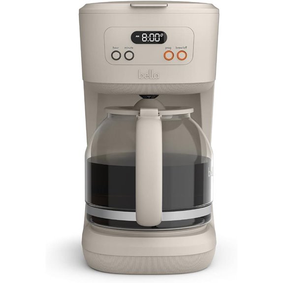 BELLA 12-Cup Programmable Coffee Maker with LCD
