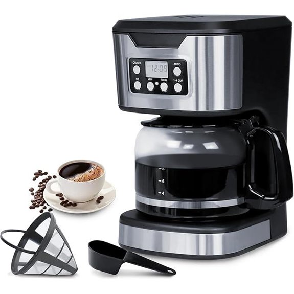 Programmable 12-Cup Coffee Maker with Keep-Warm Function