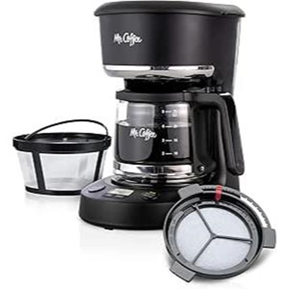 Mr. Coffee Programmable Coffee Maker with Glass Carafe