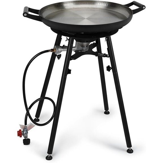 Propane Paella Burner Set with 21 Pan and Hose