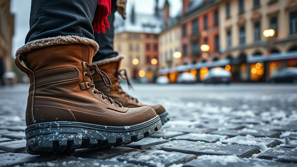 proper winter walking gear