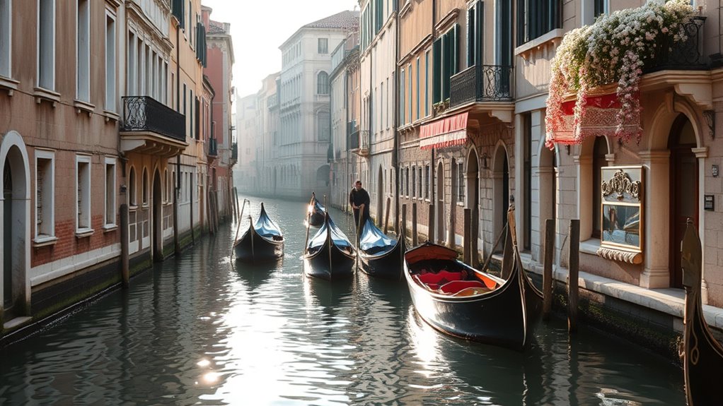 quiet romantic winter venice