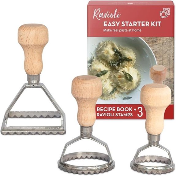 Easy Ravioli Maker Kit with Mold and Recipes