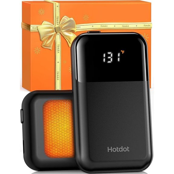 Hotdot Rechargeable Hand Warmers with Heat Levels